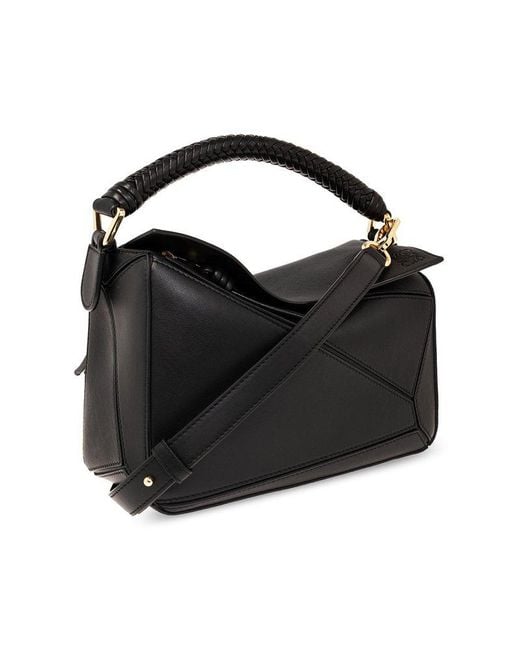 Loewe Black 'puzzle Small' Shoulder Bag,