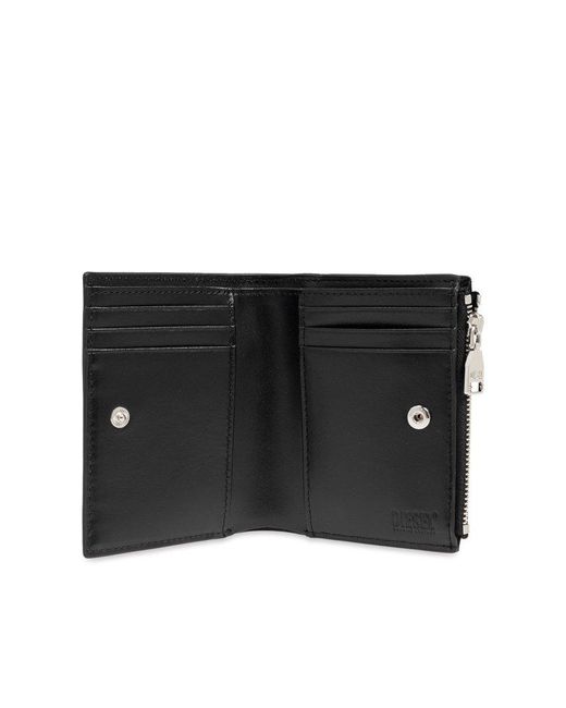 DIESEL Black Wallet Play D Bi-Fold Zip