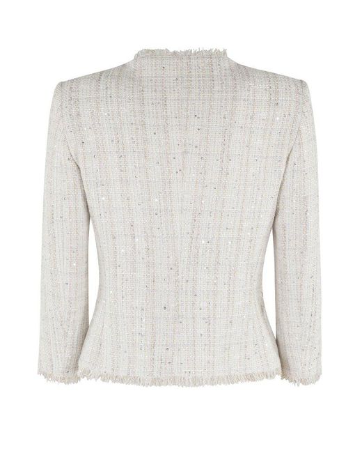 ジャケット TAGLIATORE Women Outer DHARMA WHITE Tagliatore Dharma Single Breasted Jacket in White | Lyst
