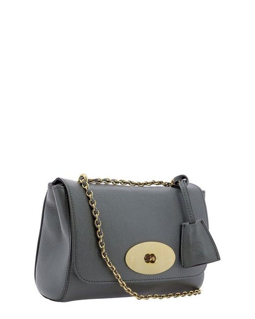 Mulberry Gray Small Lily Shoulder Bag