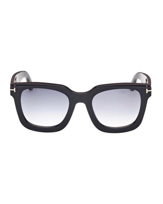 Tom Ford Black Square Frame Sunglasses