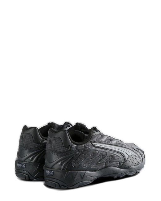 PUMA Black Inhale Essentials Lace-Up Sneakers