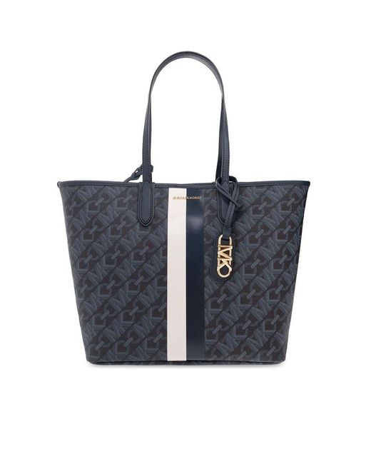 MICHAEL Michael Kors Blue 'eliza' Shopper Bag