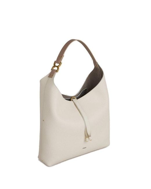 Chloé White Marcie Small Shoulder Bag