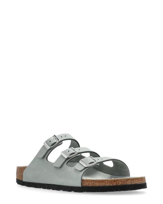 Birkenstock Green Florida Slip-On Sandals