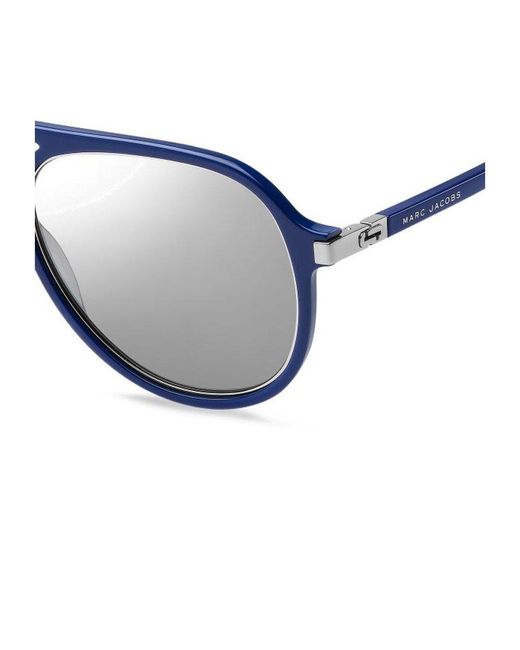 Marc Jacobs Gray Aviator Sunglasses