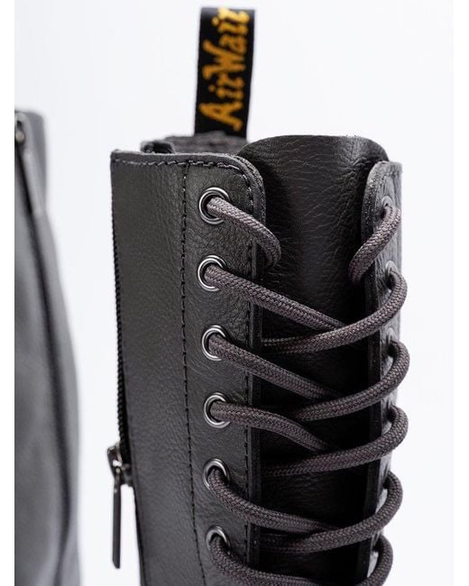 Dr. Martens Black Lace-Up Combat Boots