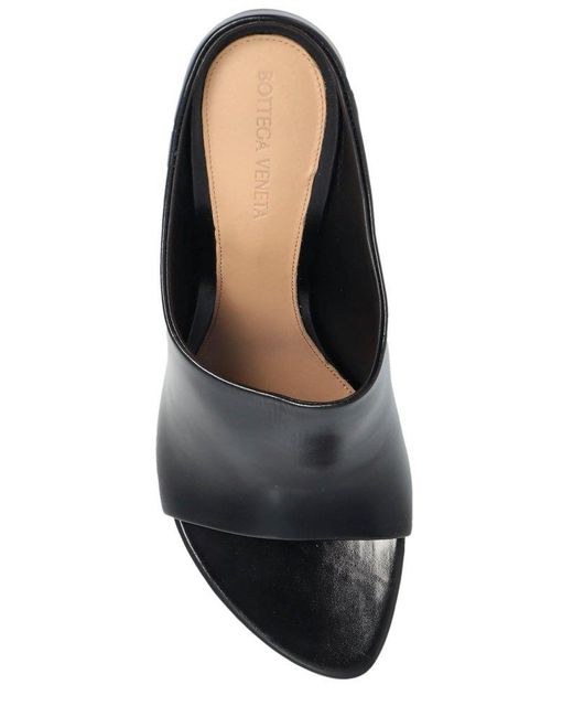 Bottega Veneta Black Rana Mules