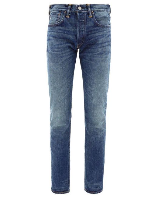 Ralph Lauren Blue Rrl Hillsview Wash-effect Jeans for men