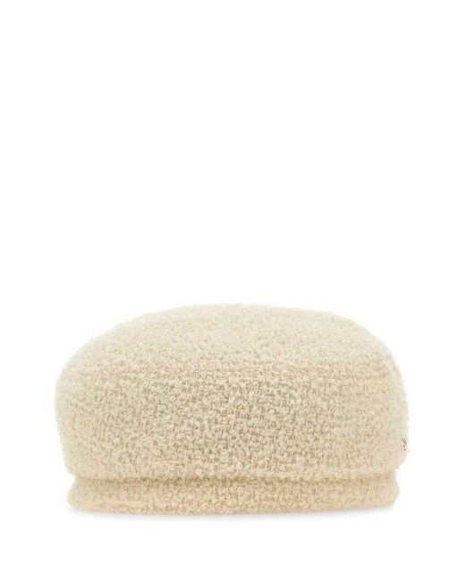 Helen Kaminski Natural Hailie Bouclé Designed Beret