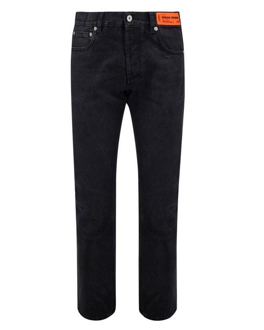 Heron Preston Blue Straight Leg Jeans for men