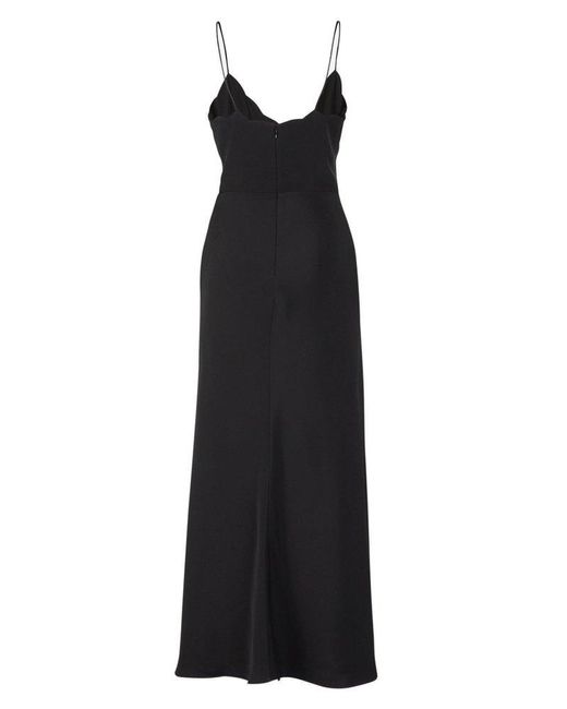Chloé Black X Atelier Jolie Sleeveless Maxi Flared Dress