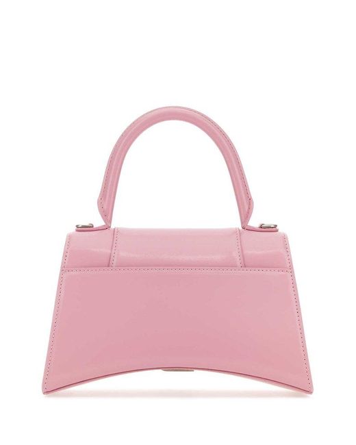 Balenciaga Pink Hourglass Small Tote Bag