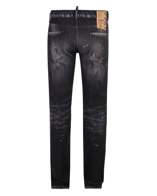 DSquared² 1964 Ripped Jeans in Black for Men | Lyst