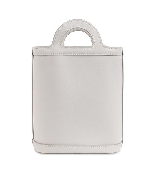 Marni Tropicalia Nano Bucket Bag in White | Lyst