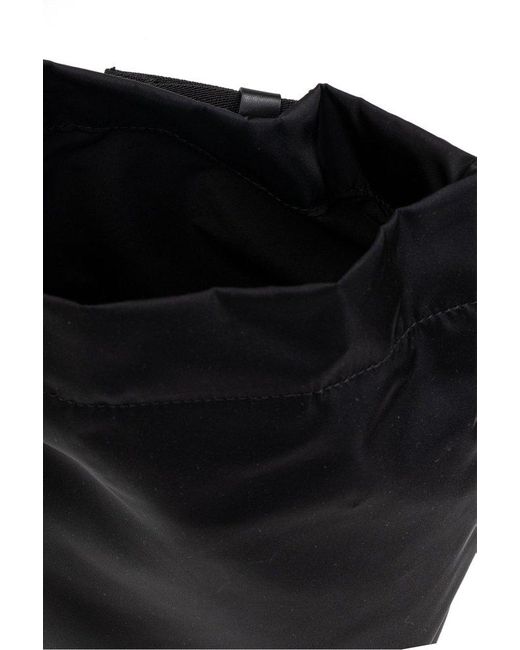 Maison Margiela Black High Tech Roll-Up Shoulder Bag