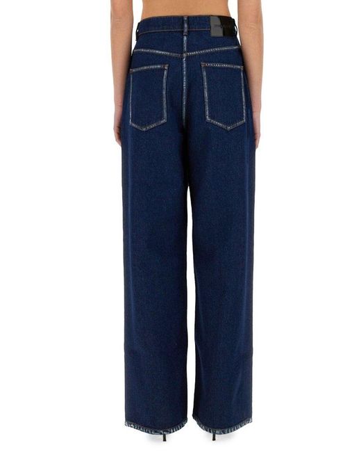 Nina Ricci Blue Relaxed Boyfriend Jeans