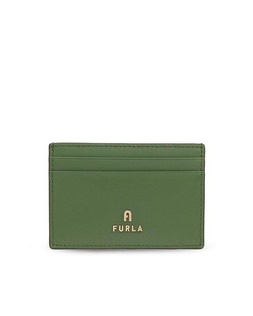 Furla Green 'camelia Small' Card Holder,