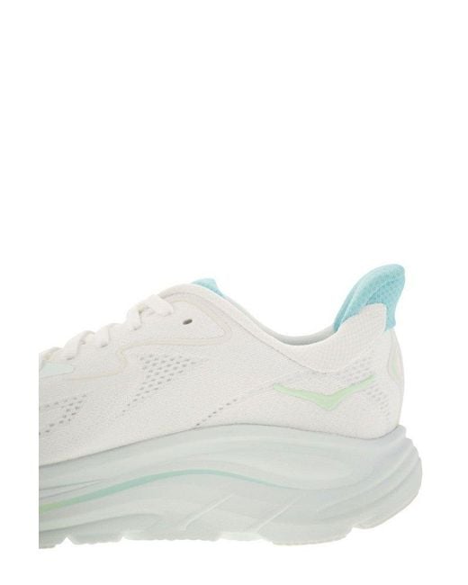 Hoka One One White Clifton 10