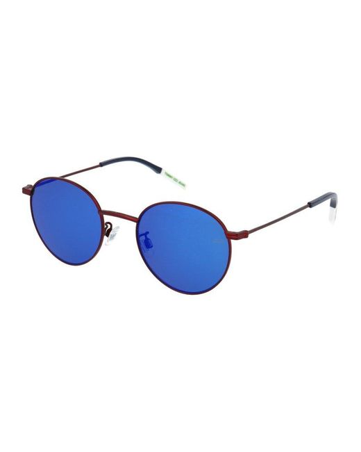 Tommy Hilfiger Blue Round Frame Sunglasses