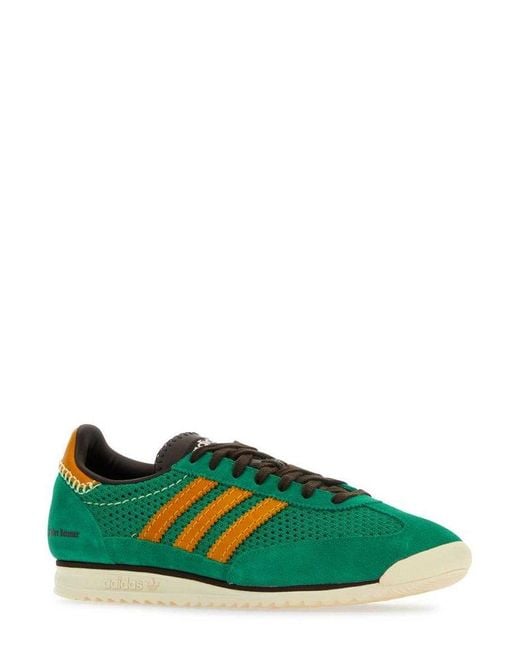 Adidas by Wales Bonner Green Lace-up Sneakers for men