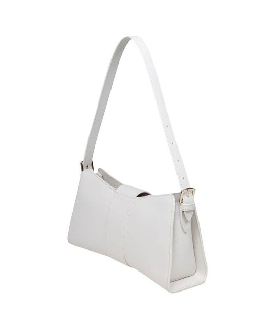 Furla White Leather Shoulder Bag