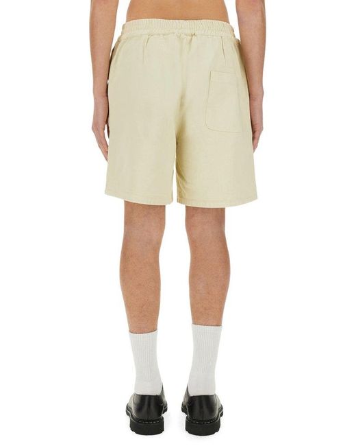 3.PARADIS Natural Twill Relaxed Fit Shorts for men