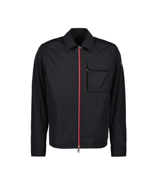 Moncler Black Epte Two-way Zip Jacket for men