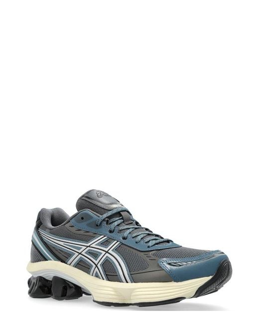 Asics Gray Gel-Kinetic Fluent Lace-Up Sneakers for men