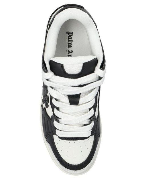 Palm Angels White Venice Palm Patch Sneakers for men