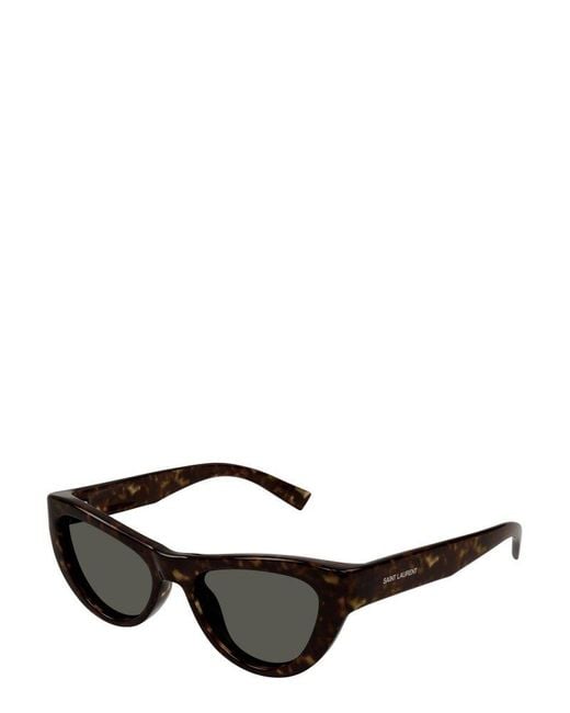 Saint Laurent Black Cat-eye Frame Sunglasses