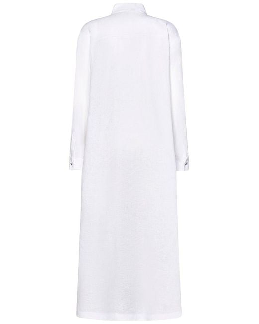 Max Mara White Studio Midi Dress