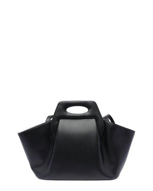 THEMOIRÈ Black Dhea Top Handle Bag