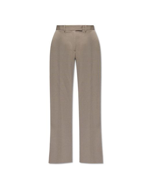 The Attico Gray Wool Trousers