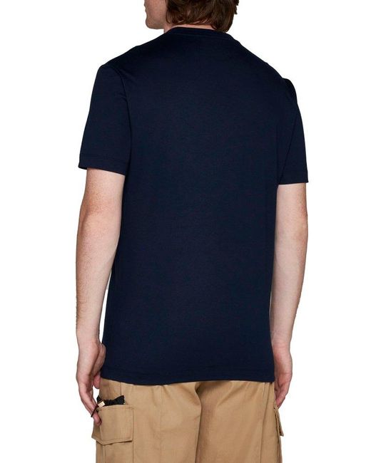 Versace Blue Navy Medusa T-shirt for men