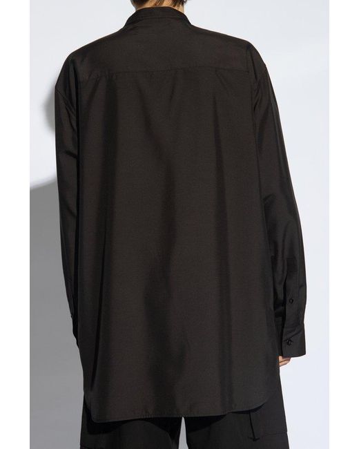 Jil Sander Black Silk Shirt By for men