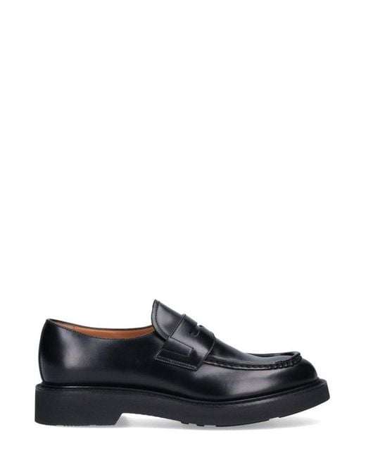 Church's Black Round-toe Slip-on Loafers for men