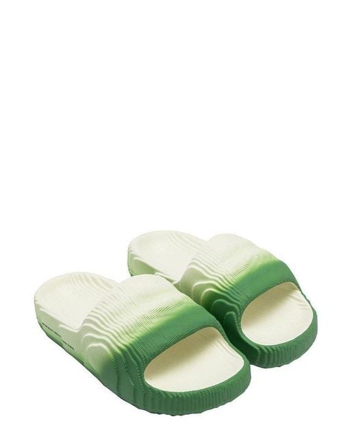 Adidas Originals Green Adilette 22 Slides for men