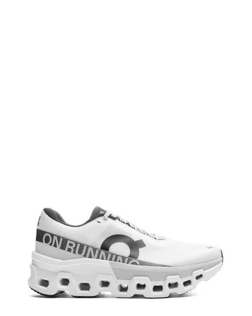 On Shoes White Cloudmonster 2 Sneakers for men