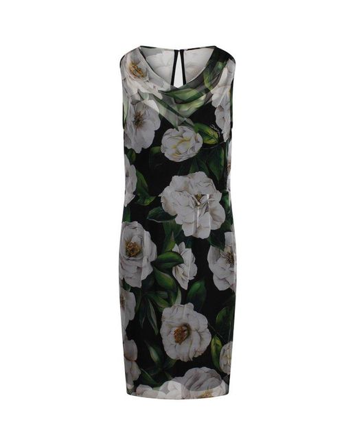 Dolce & Gabbana Multicolor Dolce & Gabbana Floral Print Dress