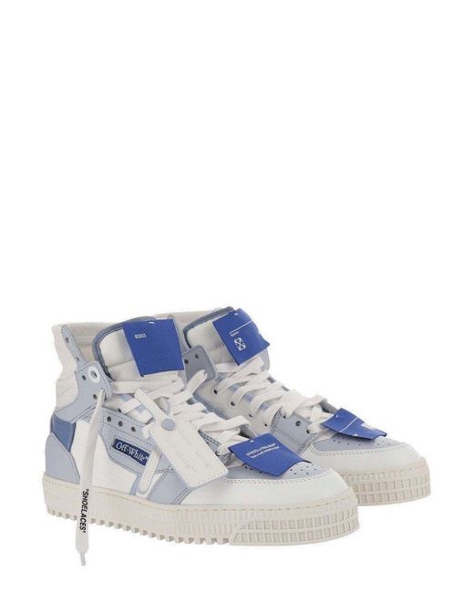 Off-White c/o Virgil Abloh Blue 3.0 Off Court Lace-up Sneakers for men