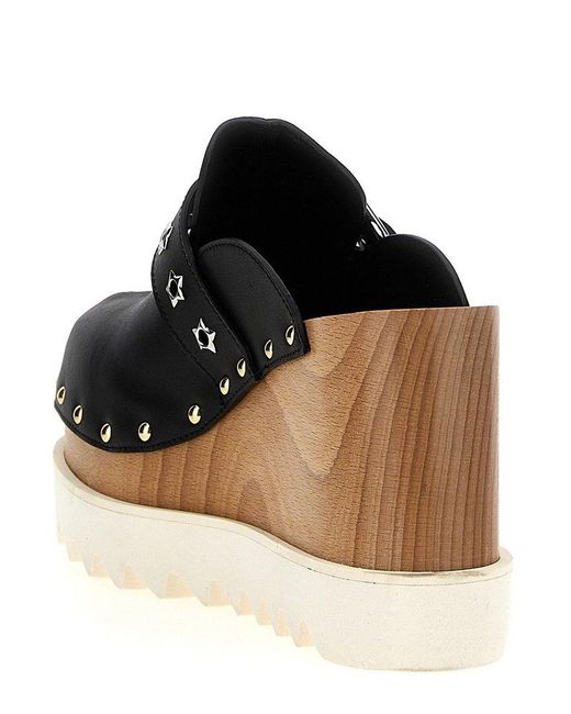 Stella McCartney Black Elyse Star-Studded Mules
