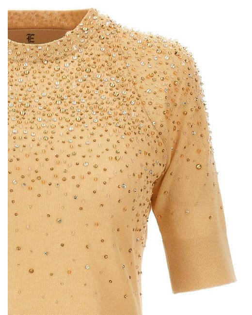Ermanno Scervino Natural Beads Sweater Sweater, Cardigans