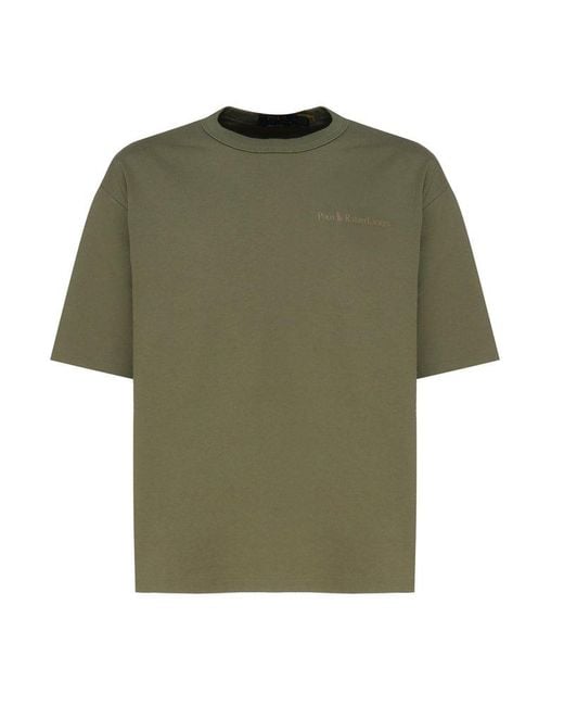 Polo Ralph Lauren Green T-Shirt With Logo for men