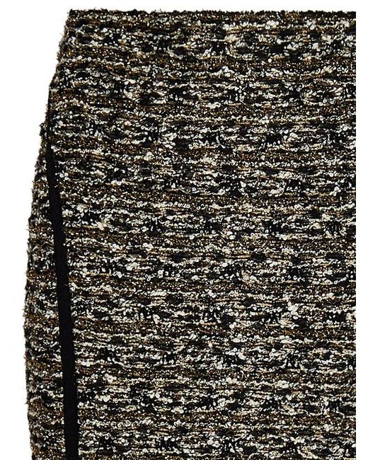 Balmain Black Paris Mini Skirt