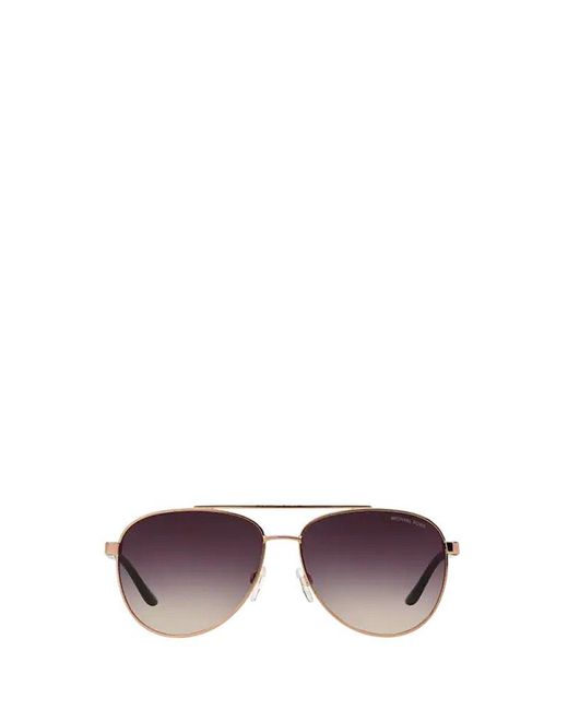 Michael Kors Purple Aviator Frame Sunglasses