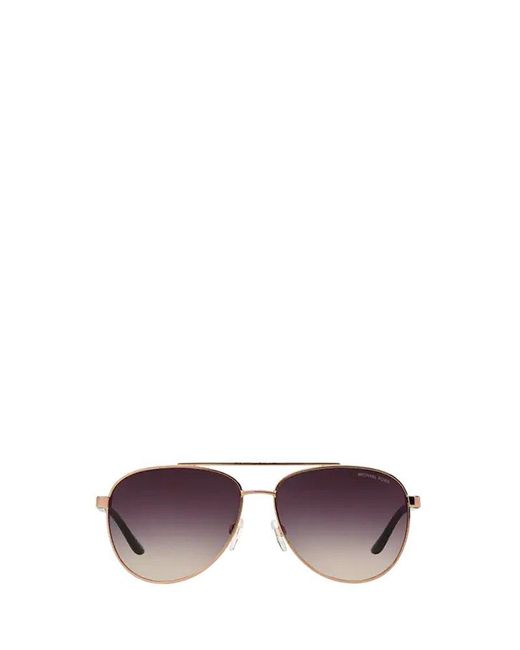 Michael kors purple 2025 aviator sunglasses