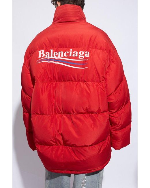 balenciaga jacket mens red