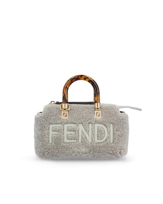 Fendi By The Way Mini in Gray | Lyst