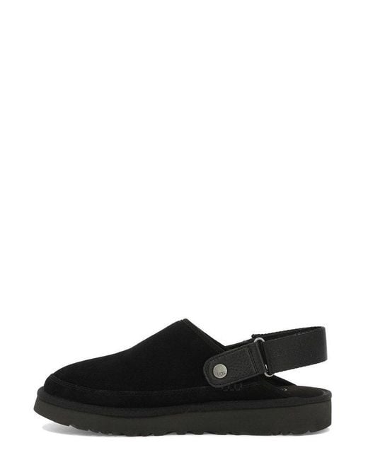 Ugg Black Goldencoast Slingback Strap Clogs for men